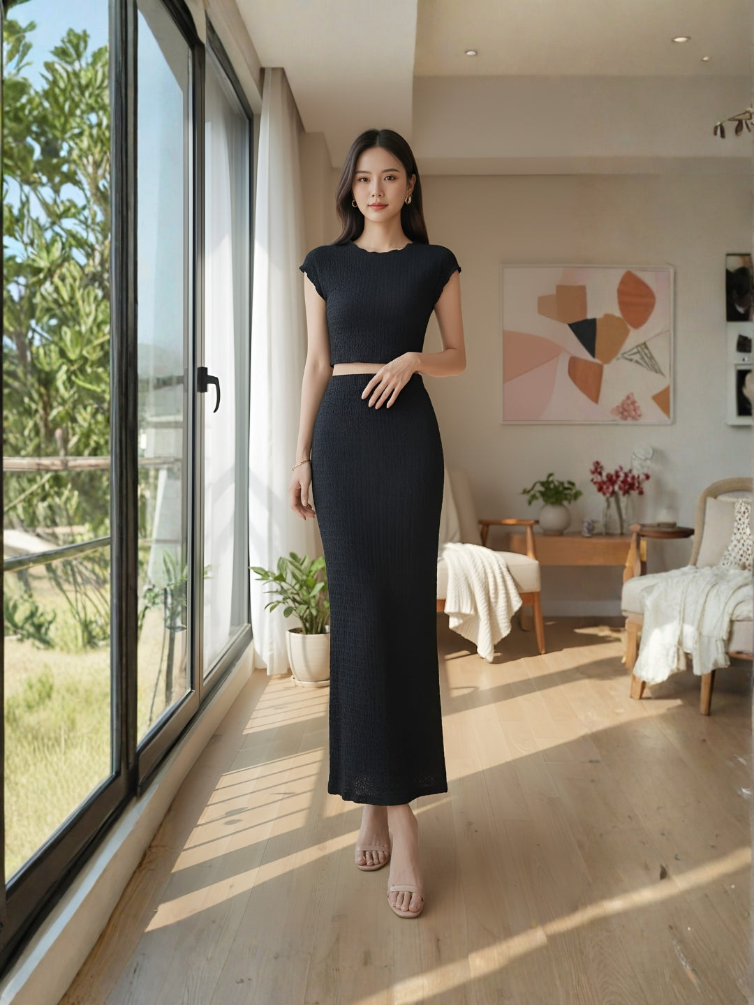 Clobug Women Top & Skirt Co-ord Set
