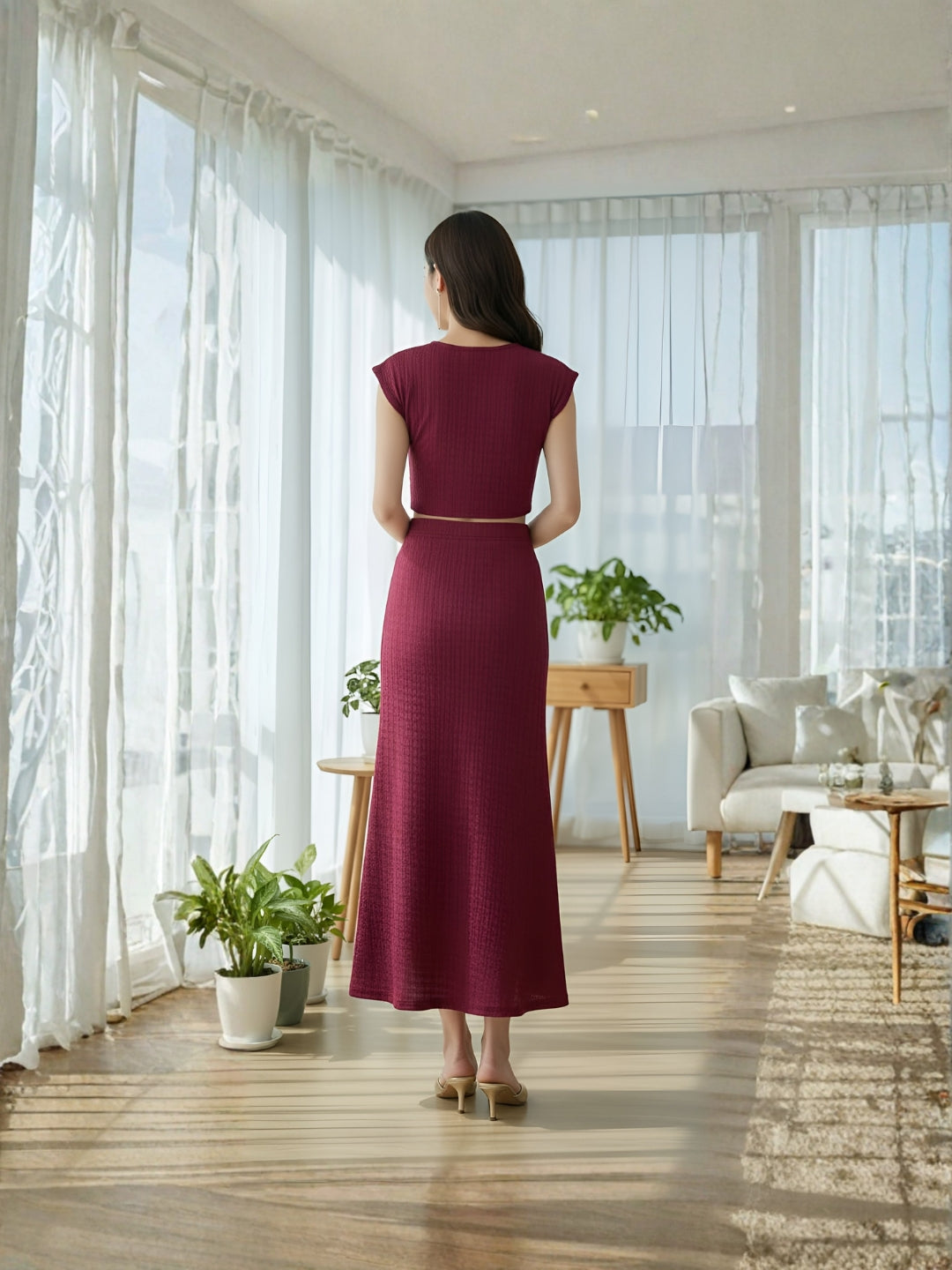 Clobug Women Top & Skirt Co-ord Set