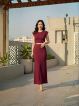 Clobug Women Top & Skirt Co-ord Set