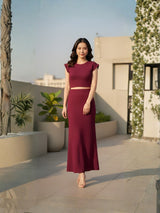 Clobug Women Top & Skirt Co-ord Set