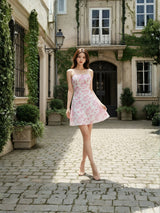 Clobug Floral Summer Fit & Flare Mini Dress