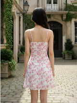 Clobug Floral Summer Fit & Flare Mini Dress