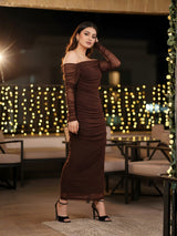 Clobug Women’s Bodycon Maxi Dress