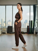 Clobug Women Crop Top And Trackpant Set