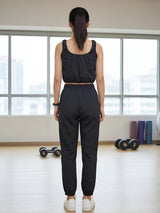 Clobug Women Crop Top And Trackpant Set