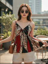 Clobug Women Sweetheart Cotton Top