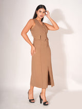 Beige Formal Cord Set