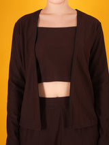 Brown 3 Piece Cord Set