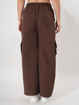 Clobug Women Brown Trackpant