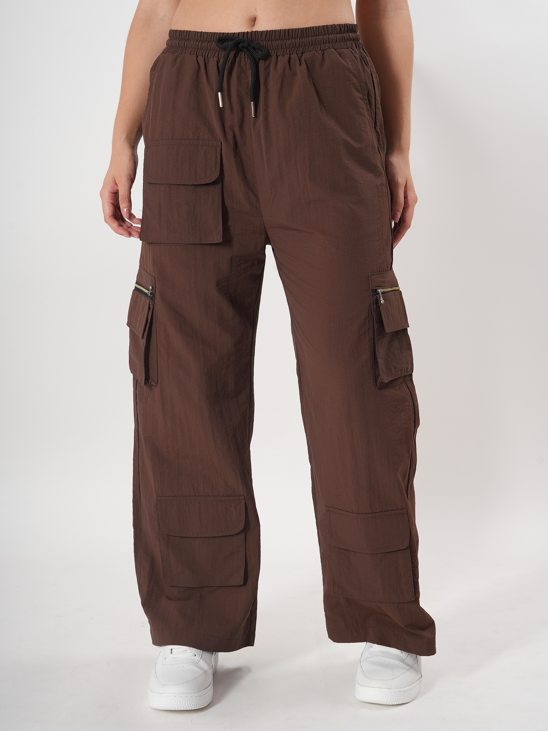 Clobug Women Brown Trackpant