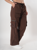 Clobug Women Brown Trackpant