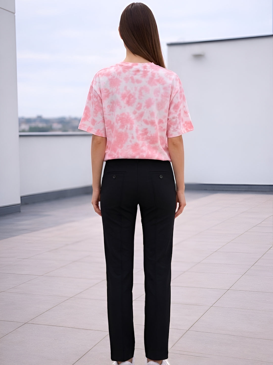 Clobug Women Printed Round Neck T-Shirt (Half Sleeve)