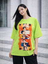 Clobug Women Oversized Graphic Print T-Shirt