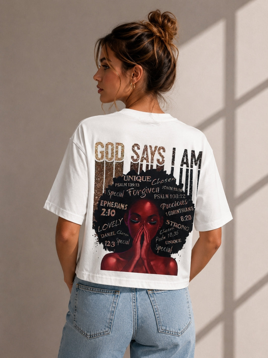Clobug Women Oversized Abstract Print T-Shirt