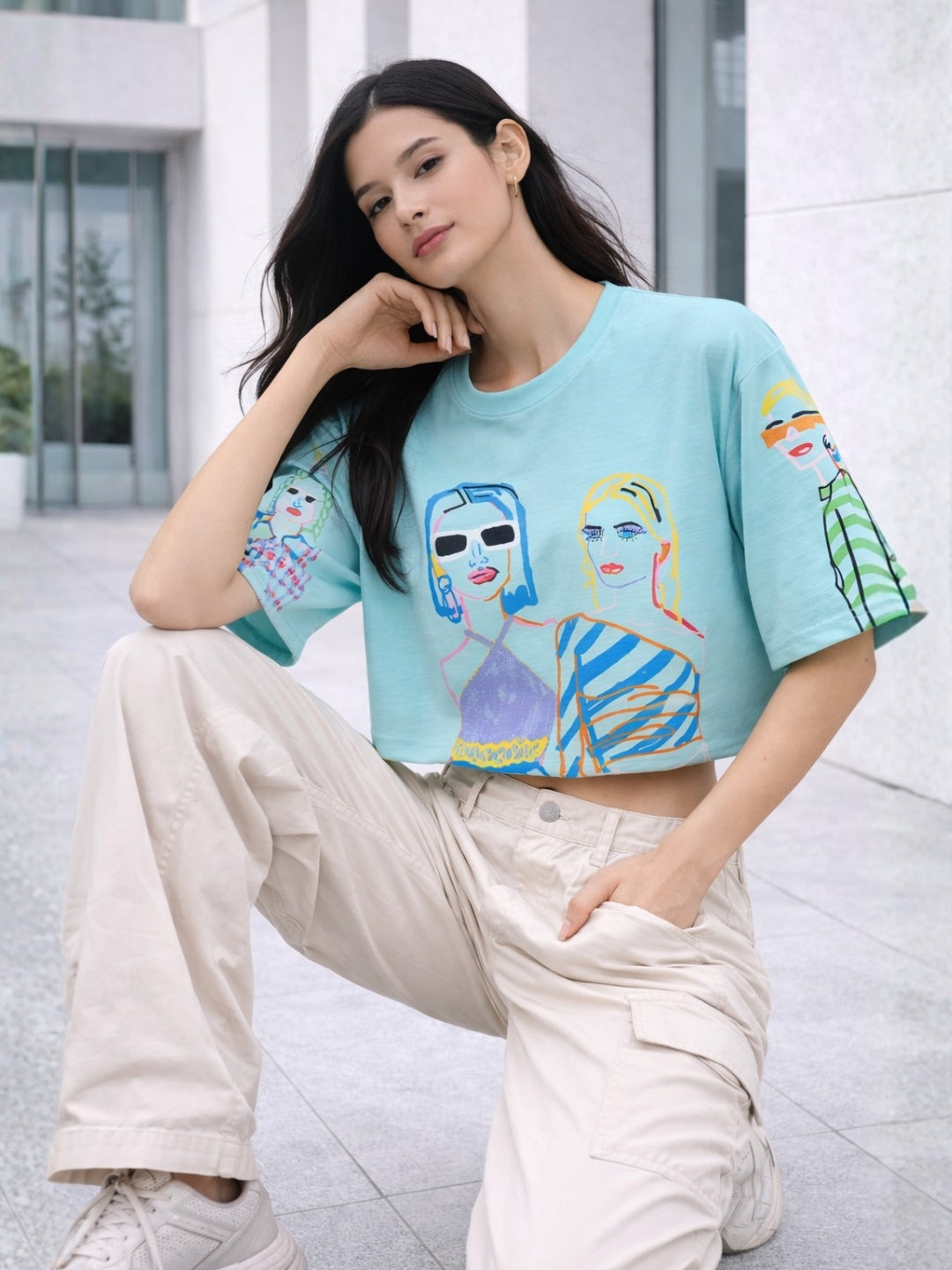 Clobug Women Oversized T-Shirt