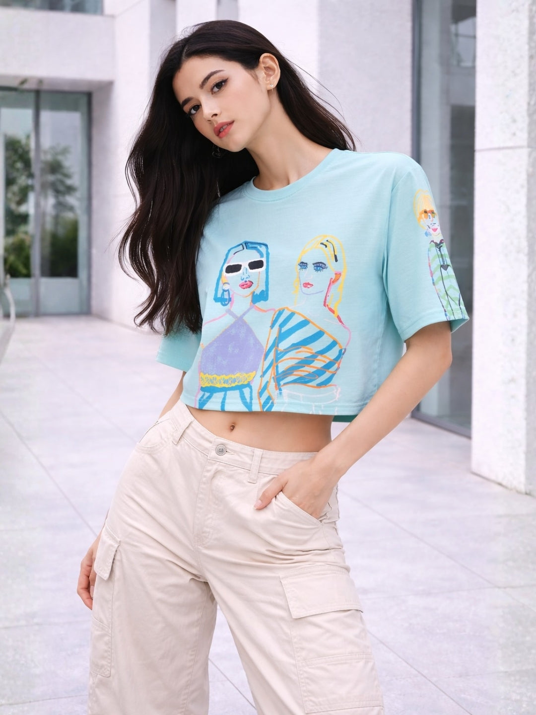 Clobug Women Oversized T-Shirt