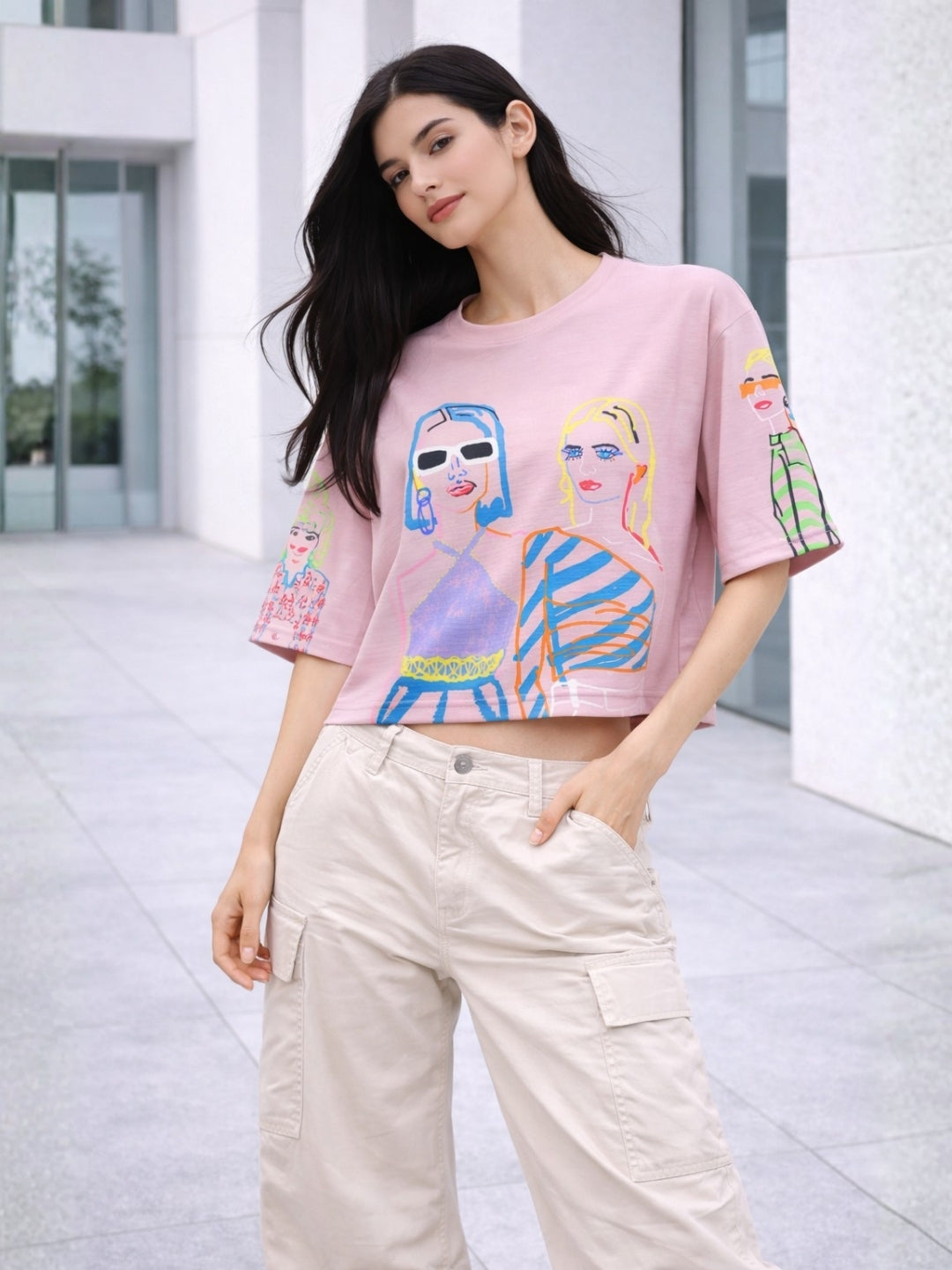 Clobug Women Oversized T-Shirt