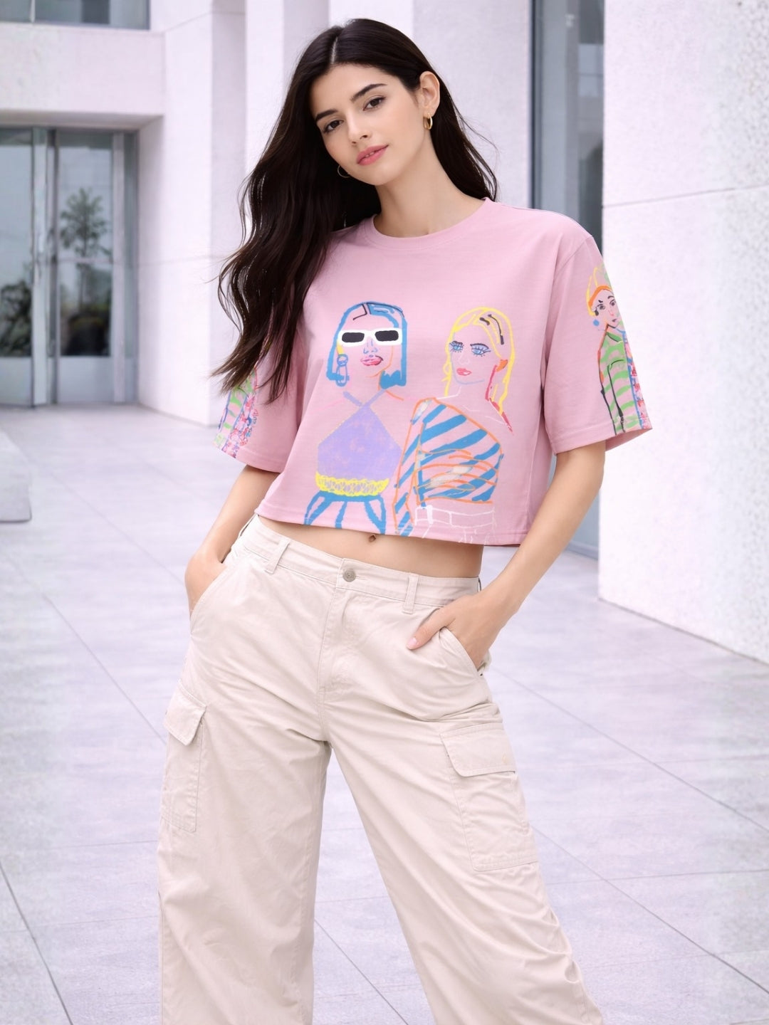 Clobug Women Oversized T-Shirt