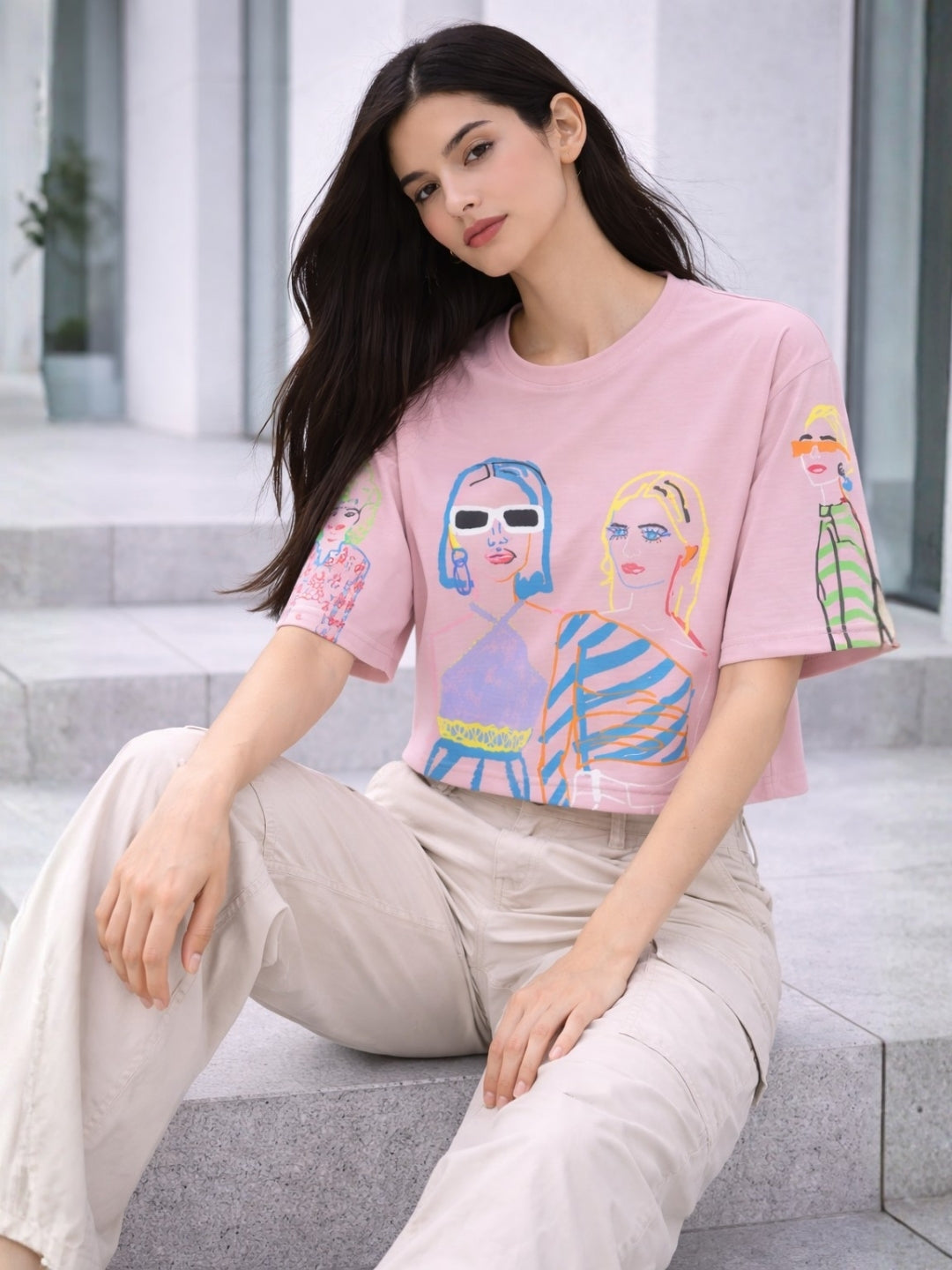 Clobug Women Oversized T-Shirt