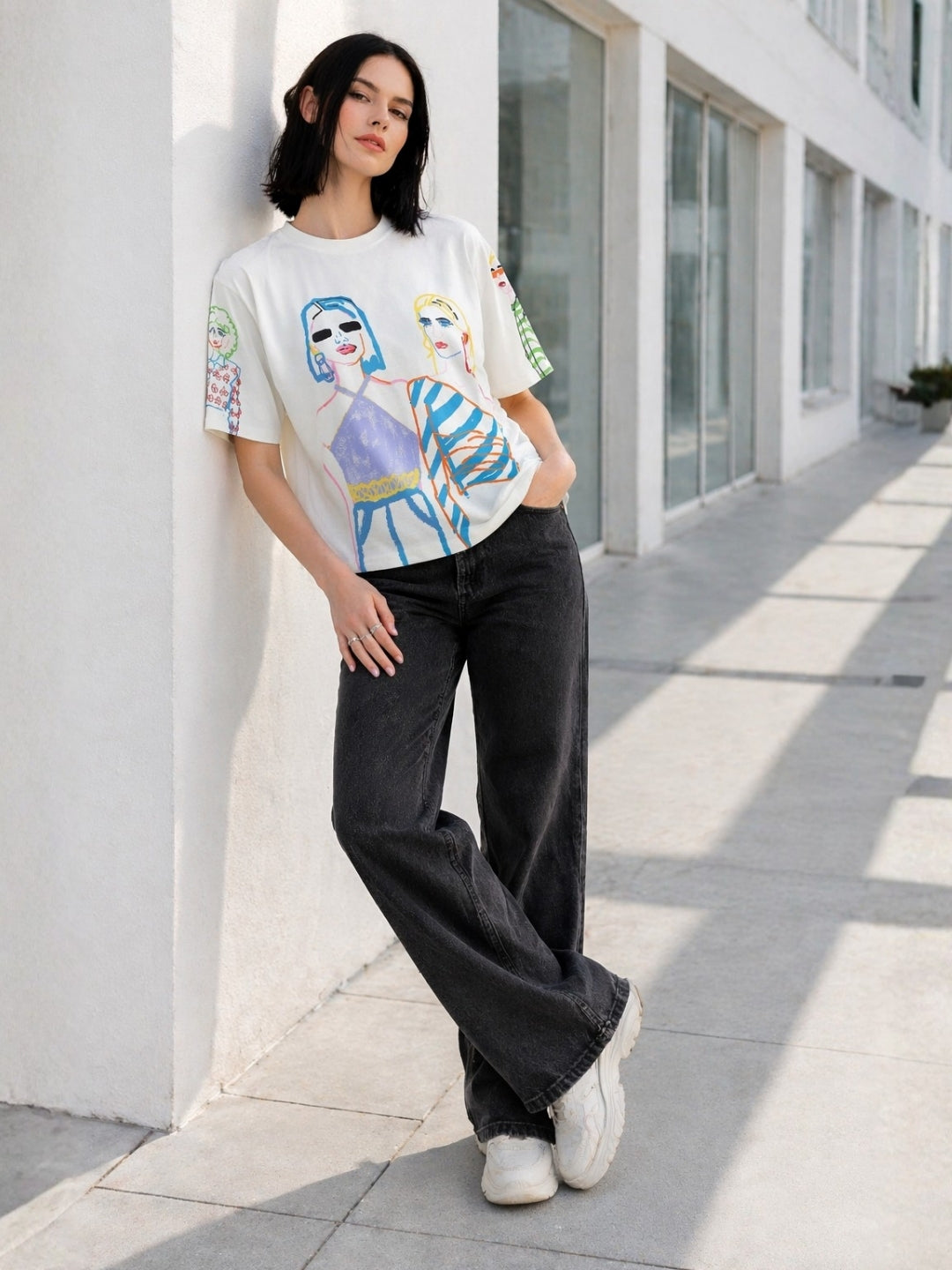 Clobug Women Oversized T-Shirt