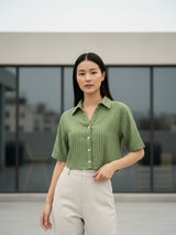 Clobug Women Green Shirt