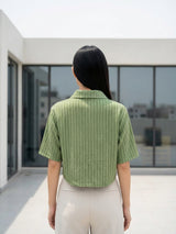 Clobug Women Green Shirt