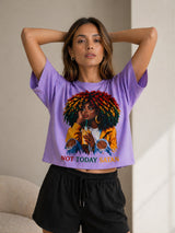 Clobug Women Oversized Graphic Print T-Shirt