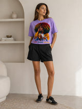 Clobug Women Not Today Satan Multi Crop T-Shirt