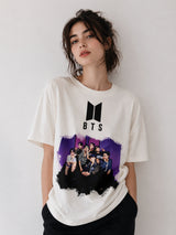 Clobug Women Oversized Graphic Print T-Shirt