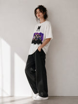 Clobug Women BTS Logo Multi V3 Oversized T-Shirt
