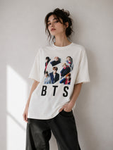Clobug Women Oversized Graphic Print T-Shirt