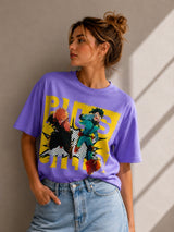 Clobug Women Plus Ultra Anime Multi Crop T-Shirt