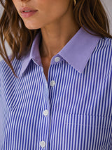 Women's Blue Stripes Shirt