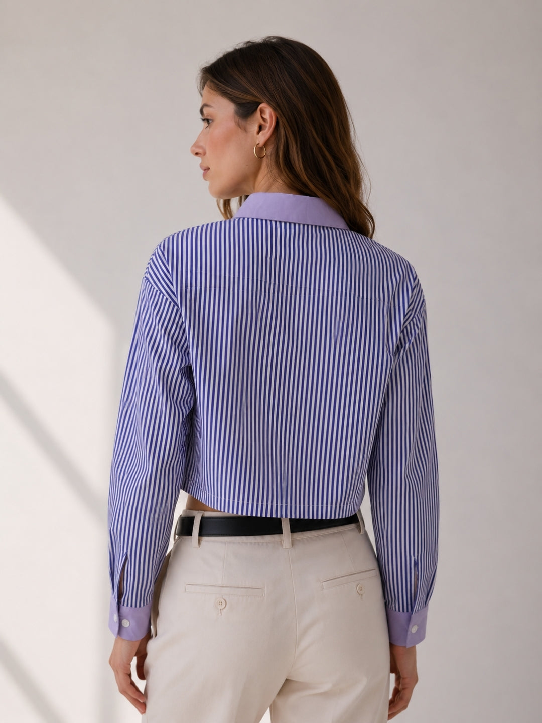 Women's Blue Stripes Shirt