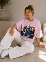 Clobug Women Oversized Graphic Print T-Shirt