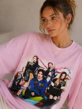 Clobug Women Oversized Graphic Print T-Shirt