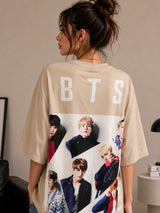 Clobug Women Oversized Graphic Print T-Shirt