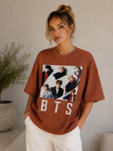 Clobug Women Oversized Graphic Print T-Shirt