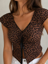 Women Animal Print Top