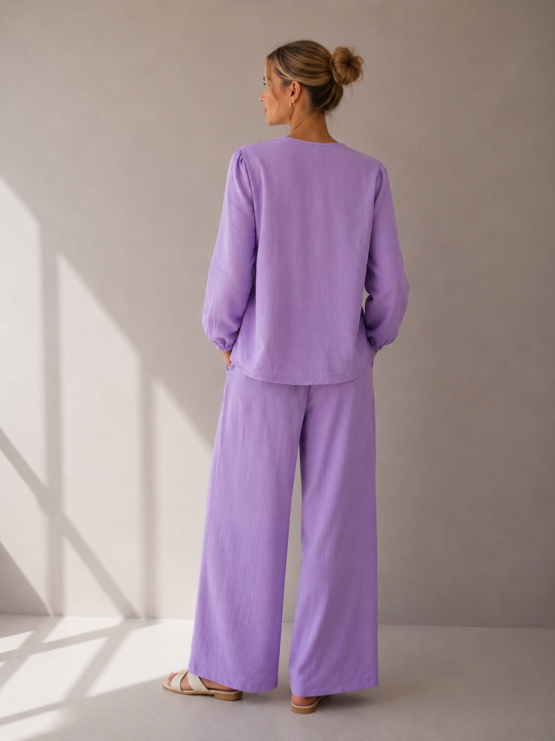 Clobug Women Purple Co-ord Set