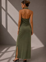 Women Green Maxi Dress