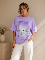 Clobug Women Oversized Graphic Print T-Shirt