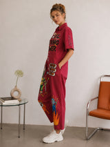 Clobug Women Printed Green Jumpsuit