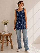 Women's Abstract Print Kurti