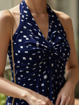 Women's Printed Peplum Top