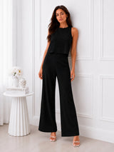Women's Green Halter Neck Co-Ord Set