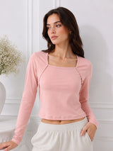 Women's Light Pink Top