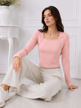 Women's Light Pink Top