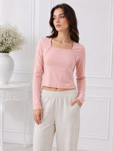 Women's Light Pink Top