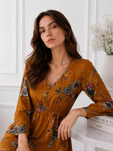 Women Yellow Fit and Flare Dress